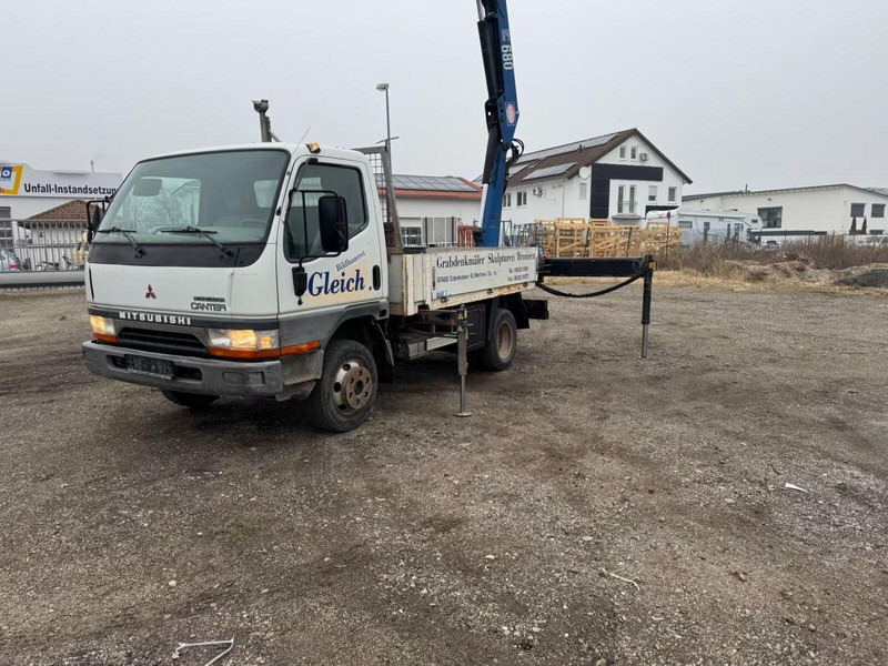 Mitsubishi Canter FE649 - Flatbed truck + crane - Камион со платформа, Камион со кран: слика 5 Mitsubishi Canter FE649 - Flatbed truck + crane - Камион со платформа, Камион со кран: слика 5