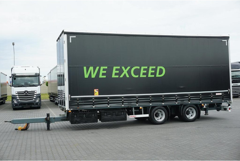 Plandex / TANDEM / PRZEJAZDOWA / DŁ. 7,75 M / OS PODNOSZONA - Приколка со церада: слика 3 Plandex / TANDEM / PRZEJAZDOWA / DŁ. 7,75 M / OS PODNOSZONA - Приколка со церада: слика 3