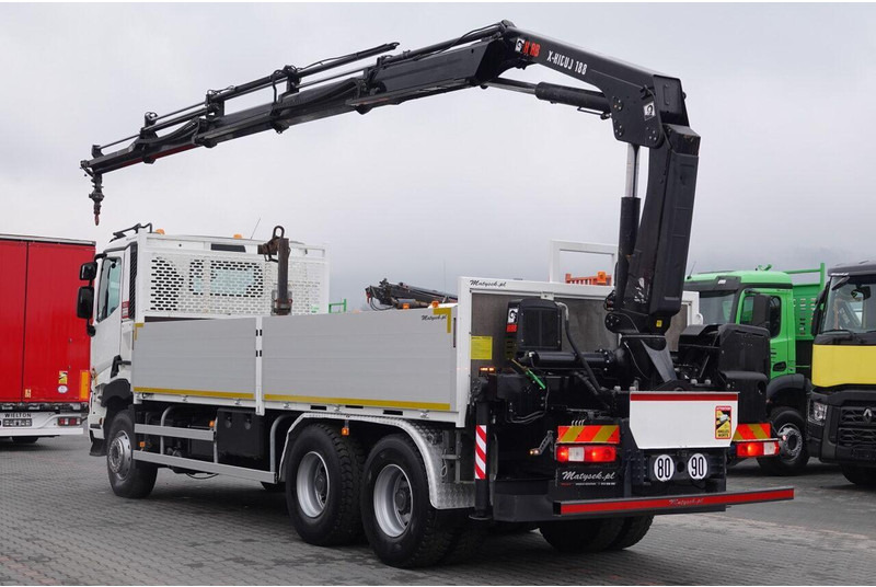 Renault C 380 / 6x4 / SKRZYNIOWY 6,6 m / + HDS HIAB 188 x-hiduo wysów: 1 - Камион со платформа, Камион со кран: слика 3 Renault C 380 / 6x4 / SKRZYNIOWY 6,6 m / + HDS HIAB 188 x-hiduo wysów: 1 - Камион со платформа, Камион со кран: слика 3