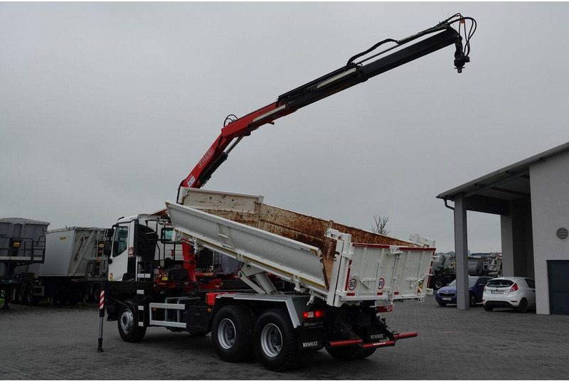 Renault C 380 / 6x4 / WYWROTKA 3 STRONNA + HDS FASSI F135 / HYDROBURTA - Кипер, Камион со кран: слика 3 Renault C 380 / 6x4 / WYWROTKA 3 STRONNA + HDS FASSI F135 / HYDROBURTA - Кипер, Камион со кран: слика 3