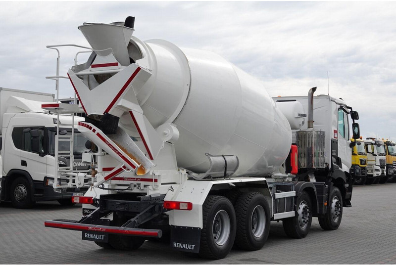 Renault C 380 / 8X4 / BETONOMIESZARKA / GRUSZKA / LIEBHERR 9 M3 / EURO 6 - Камион миксер за бетон: слика 4 Renault C 380 / 8X4 / BETONOMIESZARKA / GRUSZKA / LIEBHERR 9 M3 / EURO 6 - Камион миксер за бетон: слика 4