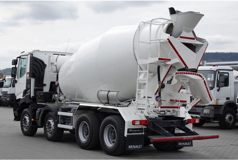Renault C 380 / 8X4 / BETONOMIESZARKA / GRUSZKA / LIEBHERR 9 M3 / EURO 6 - Камион миксер за бетон: слика 3 Renault C 380 / 8X4 / BETONOMIESZARKA / GRUSZKA / LIEBHERR 9 M3 / EURO 6 - Камион миксер за бетон: слика 3