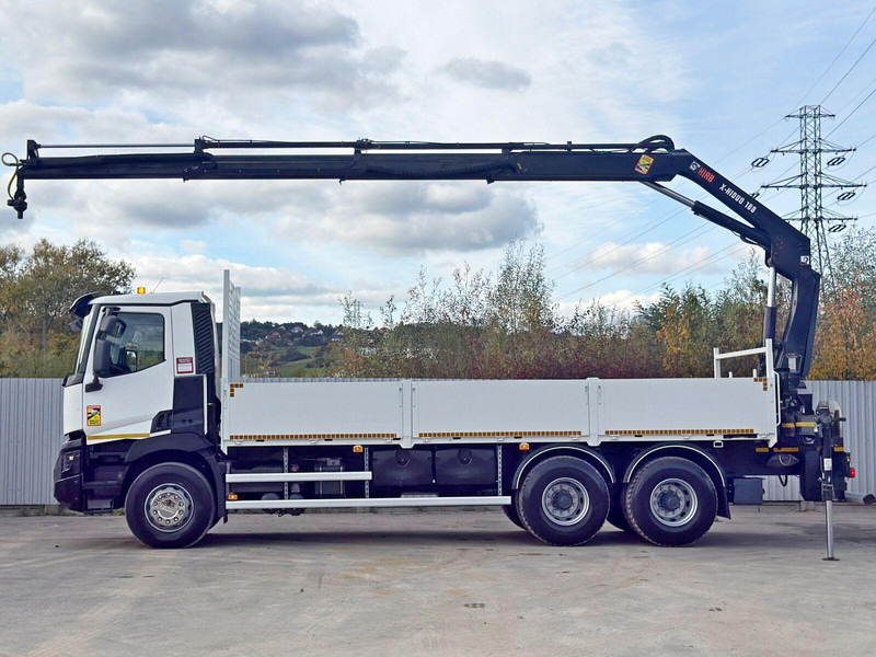 Renault C 380* HIAB X-HIDUO 188 B-3/FUNK*6x4 - Камион со платформа, Камион со кран: слика 5 Renault C 380* HIAB X-HIDUO 188 B-3/FUNK*6x4 - Камион со платформа, Камион со кран: слика 5