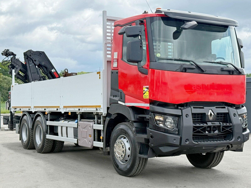 Renault C 400 *HIAB X - HIDUO 188 ES - 4 + FUNK * 6x4 - Камион со платформа, Камион со кран: слика 3 Renault C 400 *HIAB X - HIDUO 188 ES - 4 + FUNK * 6x4 - Камион со платформа, Камион со кран: слика 3