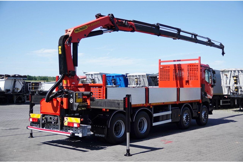 Renault C 430 / 8x4 / SKRZYNIOWY 7 M + HDS PALFINGER PK 2300-EH / WYSÓW - Камион со платформа, Камион со кран: слика 4 Renault C 430 / 8x4 / SKRZYNIOWY 7 M + HDS PALFINGER PK 2300-EH / WYSÓW - Камион со платформа, Камион со кран: слика 4