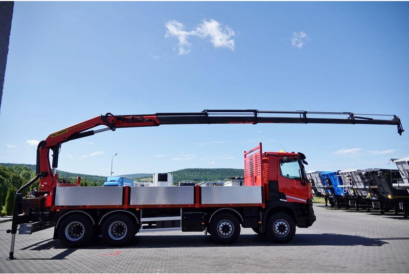 Renault C 430 / 8x4 / SKRZYNIOWY 7 M + HDS PALFINGER PK 2300-EH / WYSÓW - Камион со платформа, Камион со кран: слика 5 Renault C 430 / 8x4 / SKRZYNIOWY 7 M + HDS PALFINGER PK 2300-EH / WYSÓW - Камион со платформа, Камион со кран: слика 5