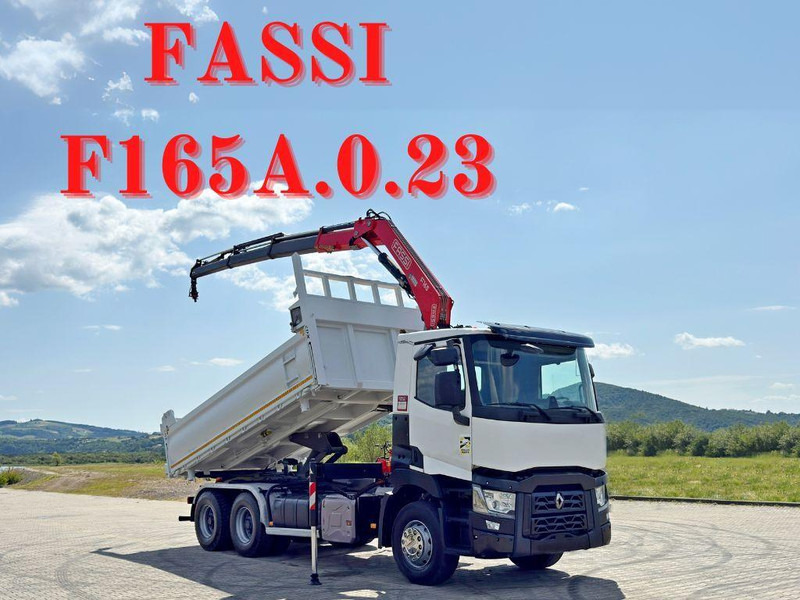 Renault C 430 * FASSI F165A.0.23 + FUNK * 6x4 - Кипер, Камион со кран: слика 1 Renault C 430 * FASSI F165A.0.23 + FUNK * 6x4 - Кипер, Камион со кран: слика 1