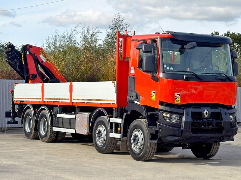 Renault C430 * PALFINGER PK 26002 - EH F + FUNK/ 8x4 - Камион со платформа, Камион со кран: слика 4 Renault C430 * PALFINGER PK 26002 - EH F + FUNK/ 8x4 - Камион со платформа, Камион со кран: слика 4