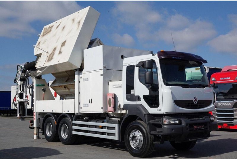 Renault KERAX 450 / 6x4 / MTS SAUGBAGGER 3A11T /ASENIZACYJNY / ŁADOWARKA - Вакуумски камион: слика 1 Renault KERAX 450 / 6x4 / MTS SAUGBAGGER 3A11T /ASENIZACYJNY / ŁADOWARKA - Вакуумски камион: слика 1