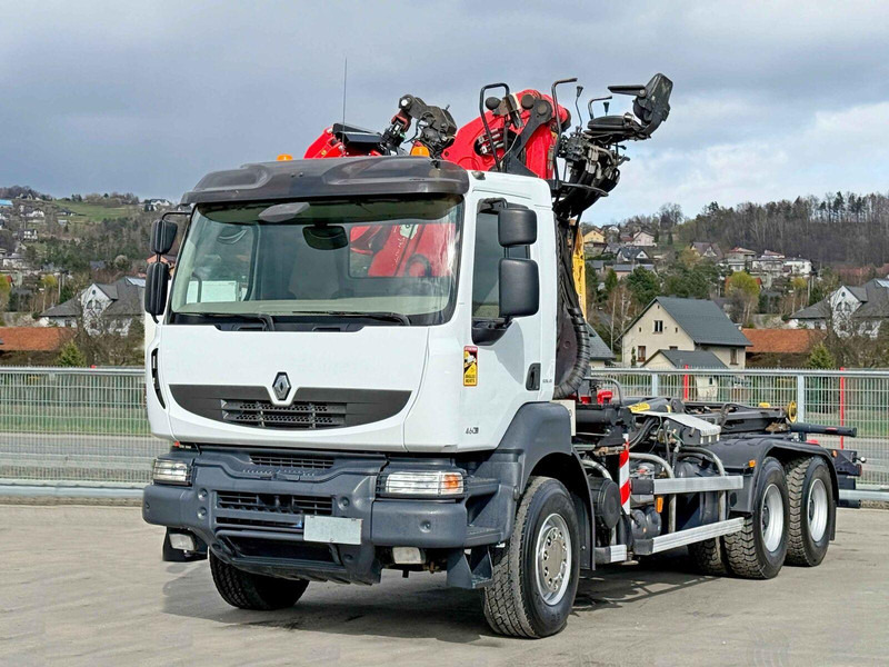 Renault KERAX 460 DXI * ABROLLKIPPER * EPSILON Q170Z69 * 6x4 - Камион со кука за подигање, Камион со кран: слика 2 Renault KERAX 460 DXI * ABROLLKIPPER * EPSILON Q170Z69 * 6x4 - Камион со кука за подигање, Камион со кран: слика 2