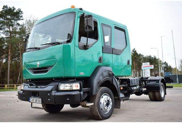 Renault MIDLUM 4x4 DOKA DUBEL KABINE CHASSIS - Камион со кабинска шасија, Камион со кран: слика 1 Renault MIDLUM 4x4 DOKA DUBEL KABINE CHASSIS - Камион со кабинска шасија, Камион со кран: слика 1