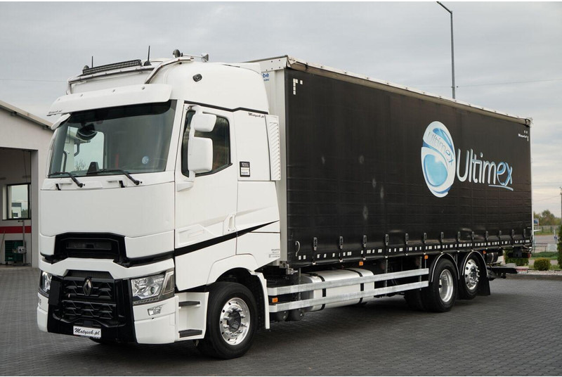 Renault T 440 / 6X2 / SOLÓWKA / FIRANKA 9.5 M / I-PARK COOL / WINDA / AL - Камион со церада: слика 1 Renault T 440 / 6X2 / SOLÓWKA / FIRANKA 9.5 M / I-PARK COOL / WINDA / AL - Камион со церада: слика 1