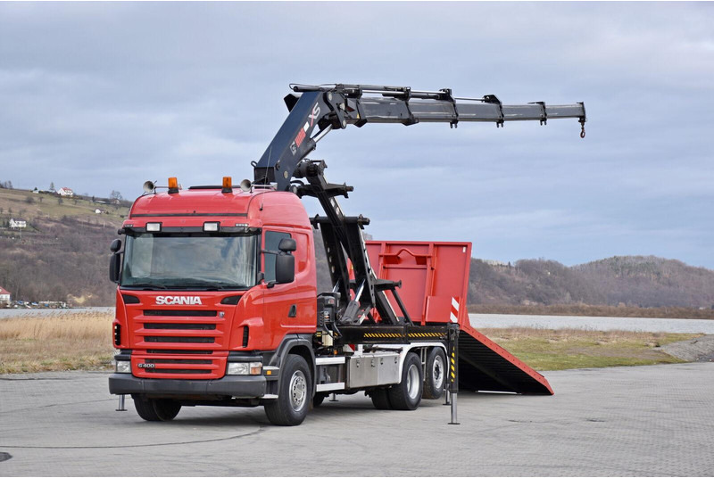 Scania G 400 - Камион со кабелски систем, Камион со кран: слика 2 Scania G 400 - Камион со кабелски систем, Камион со кран: слика 2
