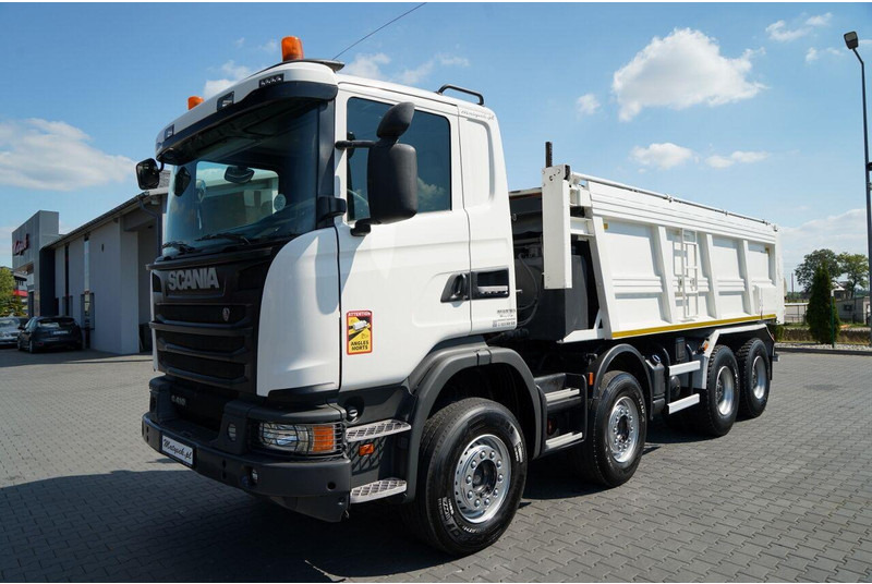 Асфалтен поплочувач Scania G 410 / 8X4 / ZABUDOWA SAMOWYŁADOWCZA DO ASFALTU / 2X HYDROKLAPA: слика 11 Асфалтен поплочувач Scania G 410 / 8X4 / ZABUDOWA SAMOWYŁADOWCZA DO ASFALTU / 2X HYDROKLAPA: слика 11