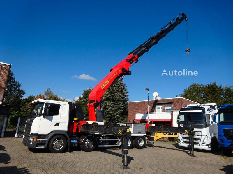 Scania G410 - Flatbed+crane - Камион со платформа, Камион со кран: слика 5 Scania G410 - Flatbed+crane - Камион со платформа, Камион со кран: слика 5