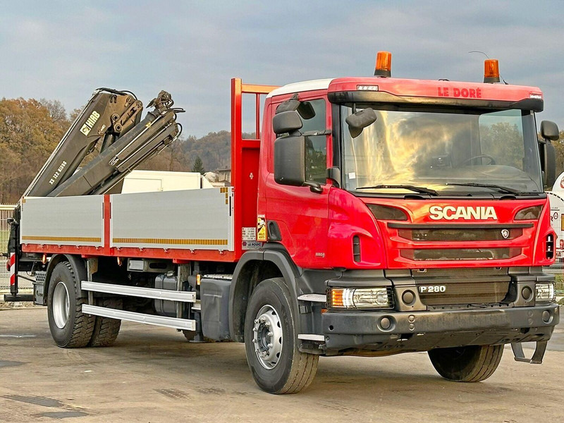 Scania P 280 * HIAB 122 E - 2 HIDUO + FUNK* TOPZUSTAND - Камион со платформа, Камион со кран: слика 4 Scania P 280 * HIAB 122 E - 2 HIDUO + FUNK* TOPZUSTAND - Камион со платформа, Камион со кран: слика 4
