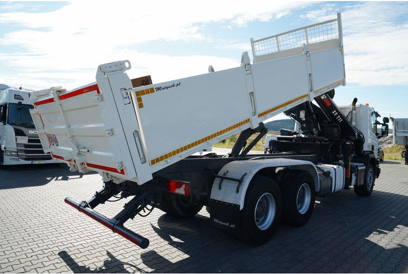 Scania P 410 / 6x4 / WYWROTKA - 6 M + HDS HIAB XS 211 / STEROWANIE RADI - Кипер, Камион со кран: слика 3 Scania P 410 / 6x4 / WYWROTKA - 6 M + HDS HIAB XS 211 / STEROWANIE RADI - Кипер, Камион со кран: слика 3
