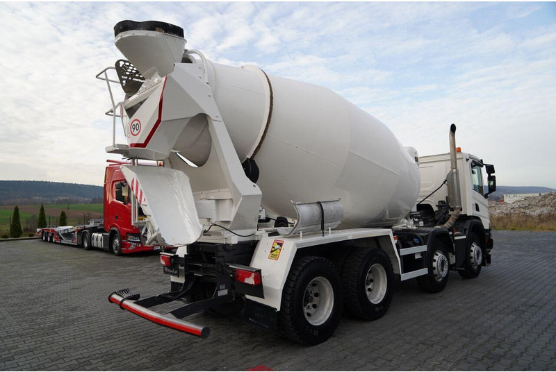 Scania P 410 / 8x4 / BETONOMIESZARKA / GRUSZKA / PUTZMEISTER / 9m3 / AU - Камион миксер за бетон: слика 4 Scania P 410 / 8x4 / BETONOMIESZARKA / GRUSZKA / PUTZMEISTER / 9m3 / AU - Камион миксер за бетон: слика 4