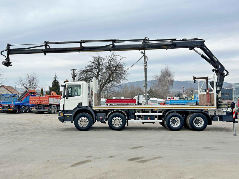 Scania P 410*PLATFORM 7,00m*HIAB 244 E-5 HIPRO+FUNK/8x4 - Камион со платформа, Камион со кран: слика 5 Scania P 410*PLATFORM 7,00m*HIAB 244 E-5 HIPRO+FUNK/8x4 - Камион со платформа, Камион со кран: слика 5