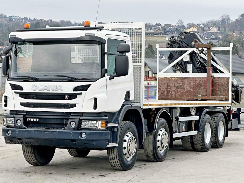 Scania P 410*PLATFORM 7,00m*HIAB 244 E-5 HIPRO+FUNK/8x4 - Камион со платформа, Камион со кран: слика 4 Scania P 410*PLATFORM 7,00m*HIAB 244 E-5 HIPRO+FUNK/8x4 - Камион со платформа, Камион со кран: слика 4