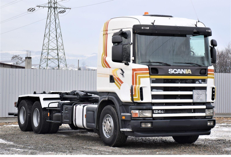 Scania R124 470 Abrollkipper * 6x2 * Motor Problem - Камион со кука за подигање: слика 3 Scania R124 470 Abrollkipper * 6x2 * Motor Problem - Камион со кука за подигање: слика 3