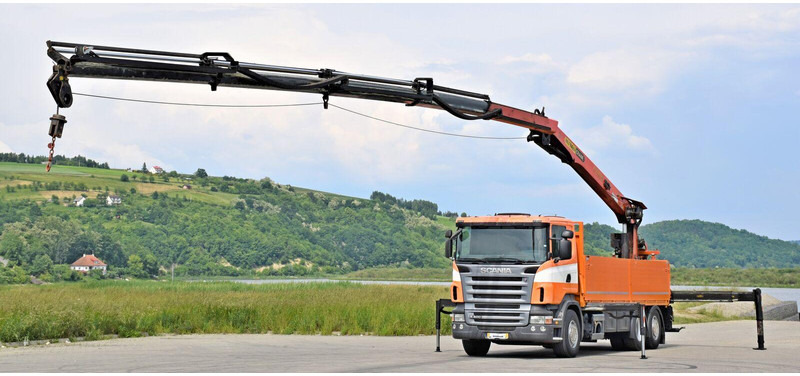Scania R400 Pritsche 6,80m - Камион со платформа, Камион со кран: слика 1 Scania R400 Pritsche 6,80m - Камион со платформа, Камион со кран: слика 1