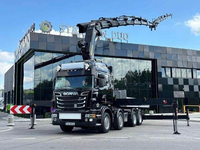 Scania R560 8x2 PALFINGER PK 92002 SH Fly Jib Winch 5t - Камион со платформа, Камион со кран: слика 1 Scania R560 8x2 PALFINGER PK 92002 SH Fly Jib Winch 5t - Камион со платформа, Камион со кран: слика 1