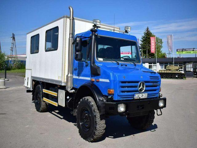 Unimog Mercedes-Benz Unimog U 4000 4x4 Camper Expeditio - Камион со кабинска шасија, Камион со кран: слика 1 Unimog Mercedes-Benz Unimog U 4000 4x4 Camper Expeditio - Камион со кабинска шасија, Камион со кран: слика 1