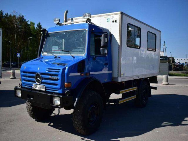 Unimog Mercedes-Benz Unimog U 4000 4x4 Camper Expeditio - Камион со кабинска шасија, Камион со кран: слика 4 Unimog Mercedes-Benz Unimog U 4000 4x4 Camper Expeditio - Камион со кабинска шасија, Камион со кран: слика 4