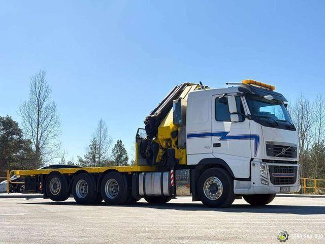 Volvo FH 520 8x4 HMF ODIN K6 EURO 5 FLY JIB Crane - Камион со платформа, Камион со кран: слика 5 Volvo FH 520 8x4 HMF ODIN K6 EURO 5 FLY JIB Crane - Камион со платформа, Камион со кран: слика 5