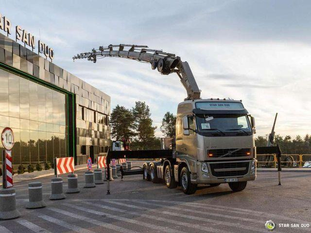 Volvo FH540 8x4 HIAB 477 E-6XS Crane Fly Jib Winch - Камион со кабинска шасија, Камион со кран: слика 3 Volvo FH540 8x4 HIAB 477 E-6XS Crane Fly Jib Winch - Камион со кабинска шасија, Камион со кран: слика 3