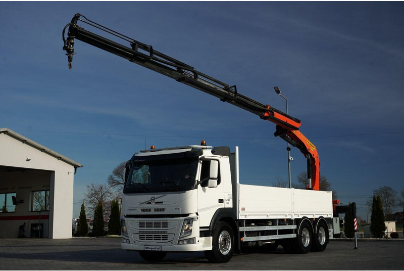 Volvo FM 500 / 6X4 / SKRZYNIOWY 6,5 M / HDS PALFINGER PK 20001-K / PIL - Камион со платформа, Камион со кран: слика 1 Volvo FM 500 / 6X4 / SKRZYNIOWY 6,5 M / HDS PALFINGER PK 20001-K / PIL - Камион со платформа, Камион со кран: слика 1