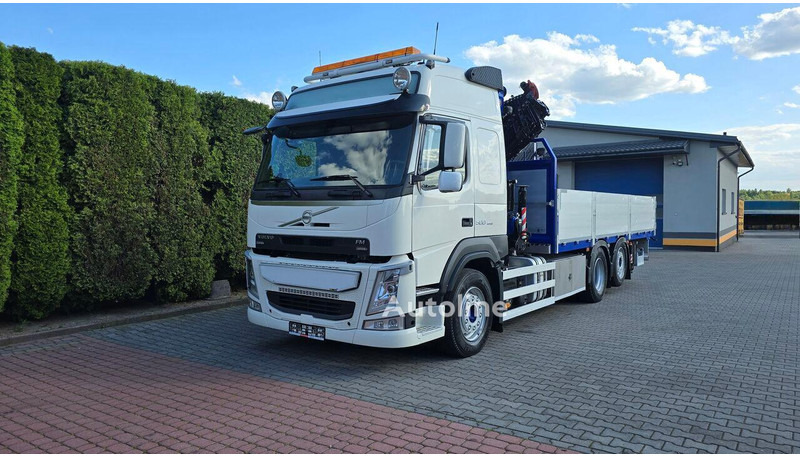 Volvo FM 500 - Flatbed+crane 6x2 - Камион со платформа, Камион со кран: слика 1 Volvo FM 500 - Flatbed+crane 6x2 - Камион со платформа, Камион со кран: слика 1