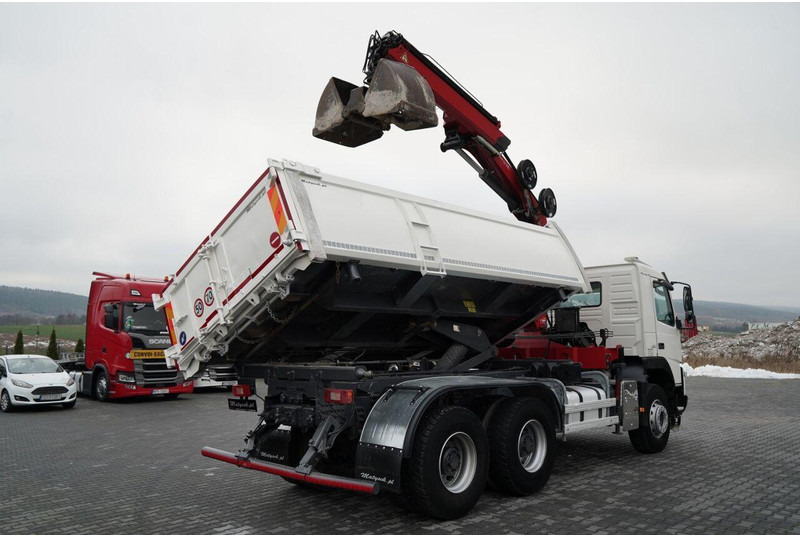 Кипер, Камион со кран Volvo FMX 380 / 6x4 / WYWROTKA + HDS HMF 1820 K2 / HYDROBURTA / STEROW: слика 10 Кипер, Камион со кран Volvo FMX 380 / 6x4 / WYWROTKA + HDS HMF 1820 K2 / HYDROBURTA / STEROW: слика 10