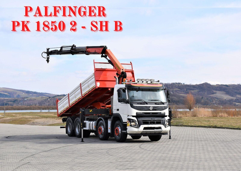 Volvo FMX 420 Kipper 6,20m *PK 1850 2 - SH B*FUNK/8x4 - Кипер, Камион со кран: слика 1 Volvo FMX 420 Kipper 6,20m *PK 1850 2 - SH B*FUNK/8x4 - Кипер, Камион со кран: слика 1