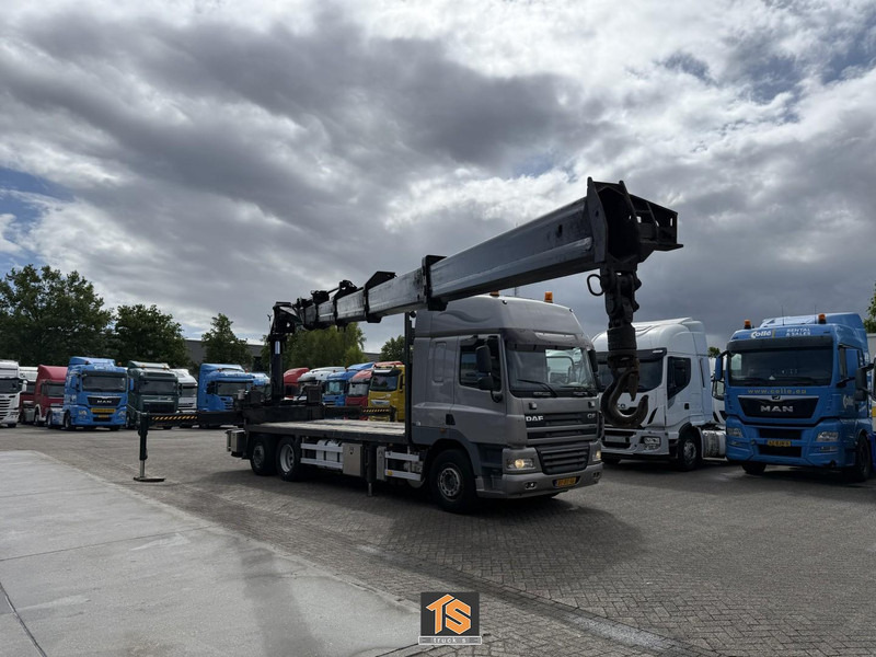 DAF FAN CF85 .460 - AUTOMATIC - EURO 5 - KRAN/CRANE HIAB 377 - Камион со платформа, Камион со кран: слика 1 DAF FAN CF85 .460 - AUTOMATIC - EURO 5 - KRAN/CRANE HIAB 377 - Камион со платформа, Камион со кран: слика 1