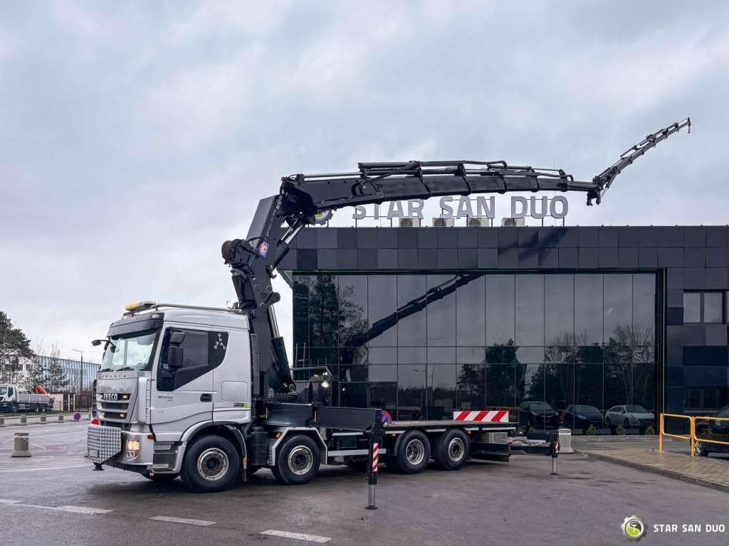 Iveco STRALIS AS320S50Y 8x2 HMF 8520-0K6 FLY JIB Winc - Камион со кран: слика 3 Iveco STRALIS AS320S50Y 8x2 HMF 8520-0K6 FLY JIB Winc - Камион со кран: слика 3