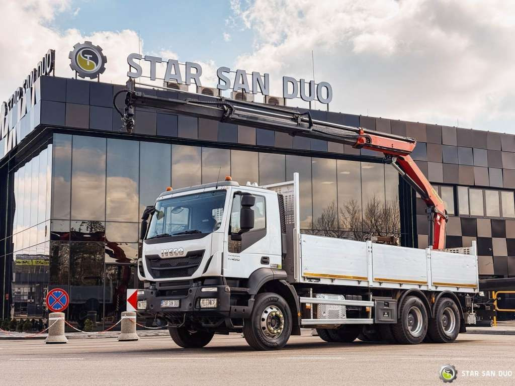 Iveco TRAKKER 450 6x4 PALFINGER PK 18502 SH Rotator - Камион со кран: слика 3 Iveco TRAKKER 450 6x4 PALFINGER PK 18502 SH Rotator - Камион со кран: слика 3