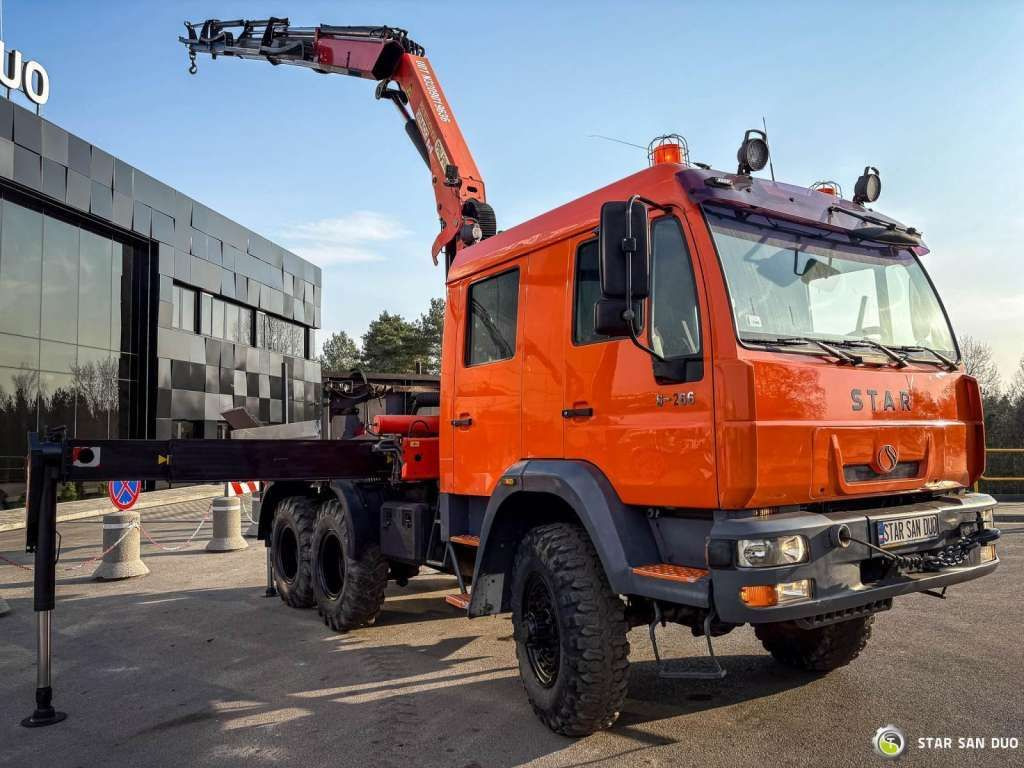 MAN STAR 266 MAN 6x6 PALFINGER PK 18001 Crane Kran - Камион со кран: слика 4 MAN STAR 266 MAN 6x6 PALFINGER PK 18001 Crane Kran - Камион со кран: слика 4