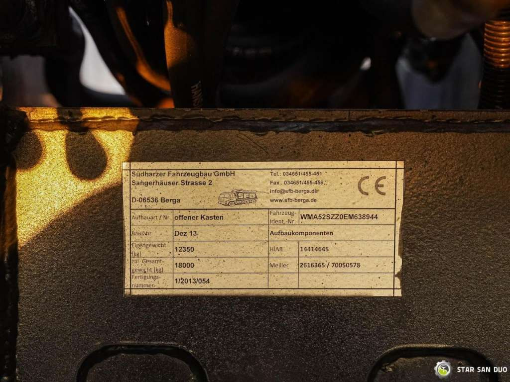 Кипер MAN  TGS 18.360 4x4 HIAB 144 E-4 Crane Kipper: слика 24