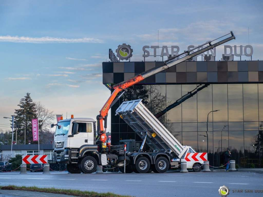 Камион со кран MAN TGS 26.360 6x6 PALFINGER PK 18001 EH Crane Kipe: слика 7 Камион со кран MAN TGS 26.360 6x6 PALFINGER PK 18001 EH Crane Kipe: слика 7