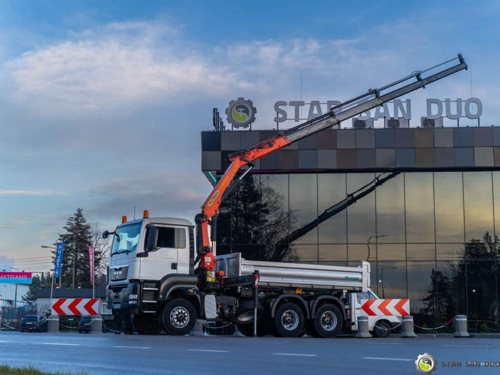 MAN TGS 26.360 6x6 PALFINGER PK 18001 EH Crane Kipe - Камион со кран: слика 3 MAN TGS 26.360 6x6 PALFINGER PK 18001 EH Crane Kipe - Камион со кран: слика 3