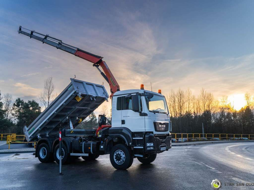 MAN TGS 26.360 6x6 PALFINGER PK 18001 EH Crane Kipe - Камион со кран: слика 4 MAN TGS 26.360 6x6 PALFINGER PK 18001 EH Crane Kipe - Камион со кран: слика 4