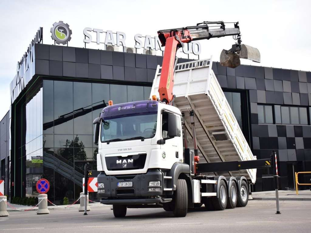 MAN TGS 35.400 8X4 PALFINGER PK 33002 CRANE KIPPER - Кипер: слика 2 MAN TGS 35.400 8X4 PALFINGER PK 33002 CRANE KIPPER - Кипер: слика 2