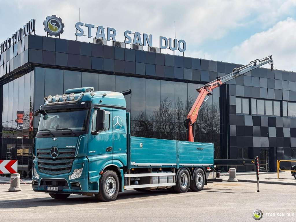 Mercedes-Benz ACTROS 2545 6x2 Palfinger PK 16001 HDS Crane Mercedes-Benz ACTROS 2545 6x2 Palfinger PK 16001 HDS Crane - Камион со кран, Камион со платформа: слика 1 Mercedes-Benz ACTROS 2545 6x2 Palfinger PK 16001 HDS Crane Mercedes-Benz ACTROS 2545 6x2 Palfinger PK 16001 HDS Crane - Камион со кран, Камион со платформа: слика 1