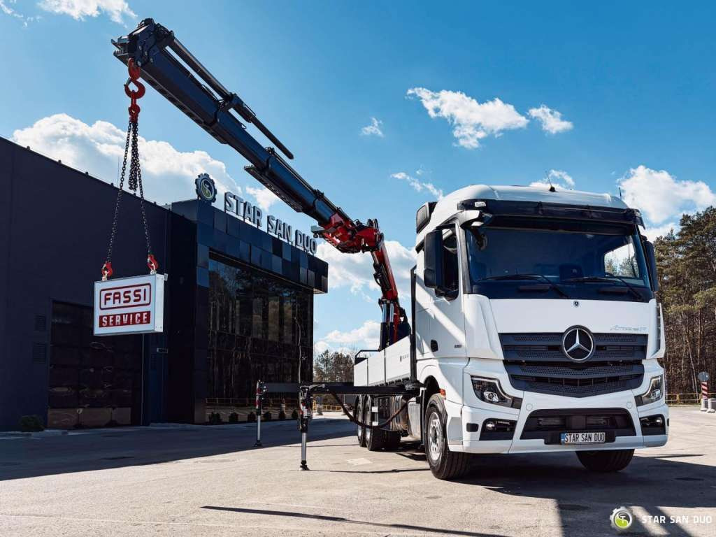 Mercedes-Benz ACTROS 3351 NEW 6x4 Fassi F485 Crane - Камион со кран: слика 2 Mercedes-Benz ACTROS 3351 NEW 6x4 Fassi F485 Crane - Камион со кран: слика 2