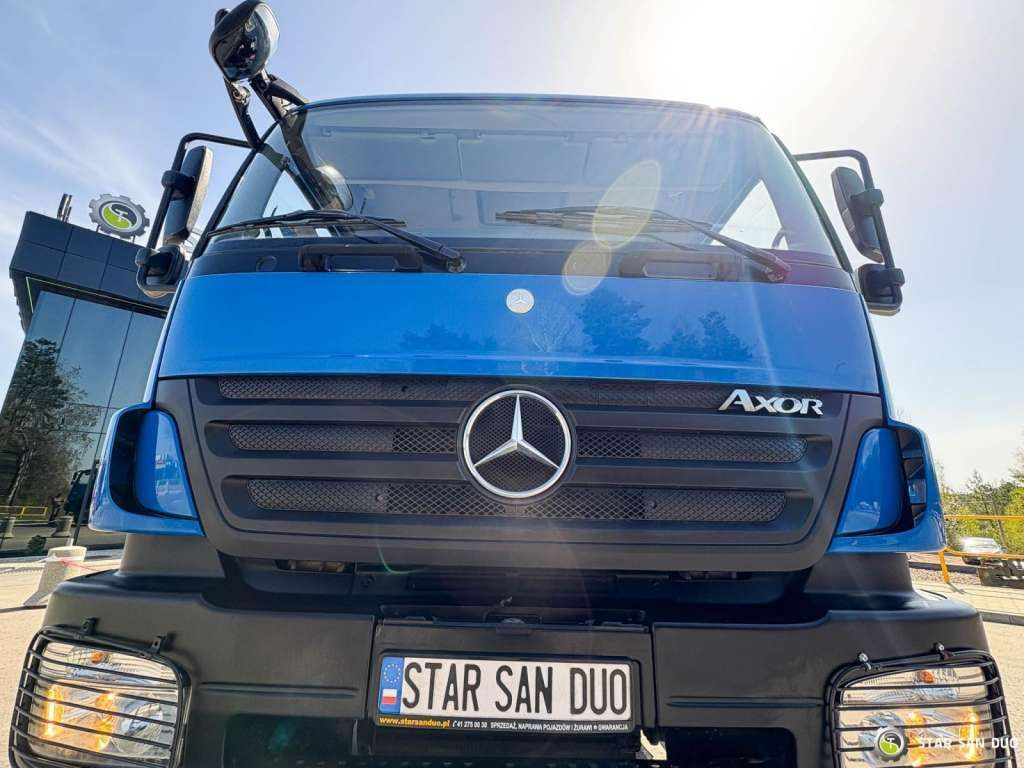 Камион со кран Mercedes-Benz  AXOR 1824 4x4 PALFINGER PK 8500 Crane Kran: слика 27