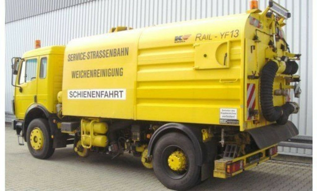 Mercedes-Benz SK 1820 4x2 Schienenreinigungs Kehrmaschine RAIL - Возило за метење: слика 3 Mercedes-Benz SK 1820 4x2 Schienenreinigungs Kehrmaschine RAIL - Возило за метење: слика 3