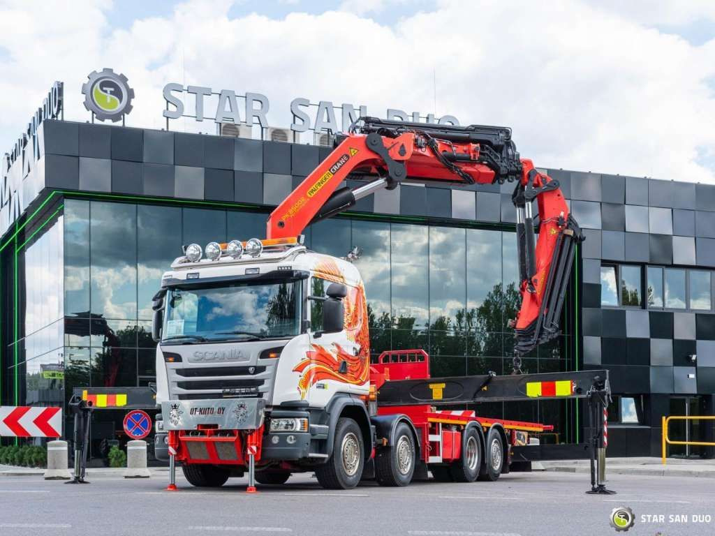 Scania G450 8x2 PALFINGER PK 85002 Fly Jib Winch - Камион со кран: слика 5 Scania G450 8x2 PALFINGER PK 85002 Fly Jib Winch - Камион со кран: слика 5