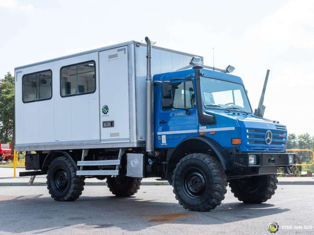 Unimog Mercedes-Benz Unimog U 4000 4x4 Camper Expeditio - Камион со кабинска шасија: слика 3 Unimog Mercedes-Benz Unimog U 4000 4x4 Camper Expeditio - Камион со кабинска шасија: слика 3